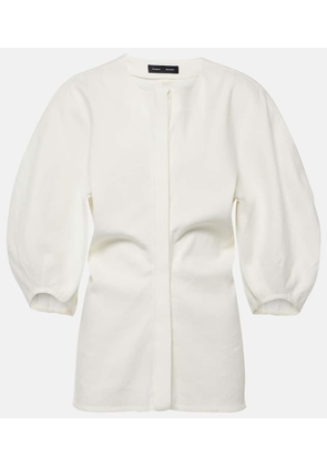 Proenza Schouler Linen-blend top