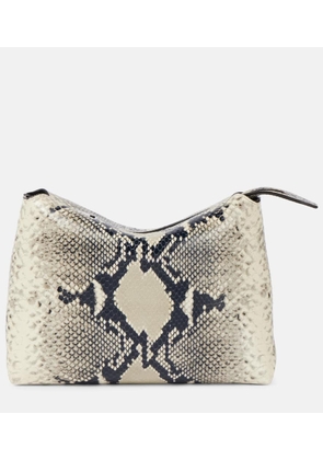 Khaite Lina snake-effect leather crossbody bag