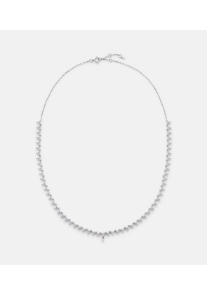 Persee 18kt white gold tennis necklace with diamonds
