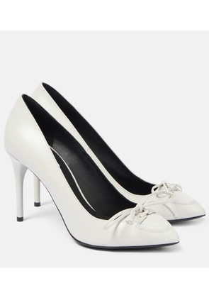Alaia 90 bow-detail leather pumps
