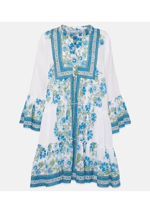 Juliet Dunn Floral cotton minidress