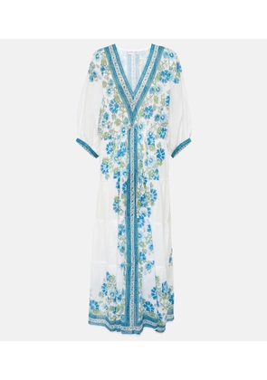 Juliet Dunn Floral cotton maxi dress