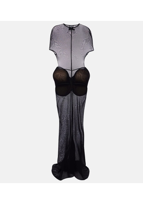 Jean Paul Gaultier x Shayne Oliver tulle gown