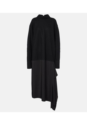 Jil Sander Convertible wool midi dress