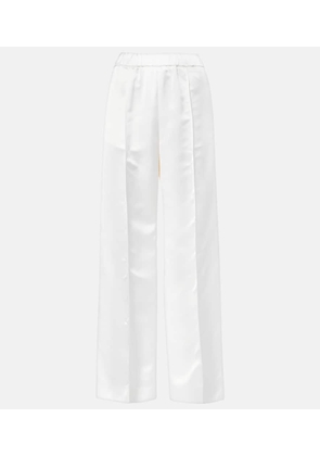 Jil Sander High-rise satin wide-leg pants