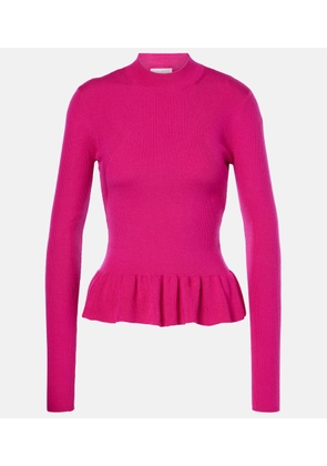 Nina Ricci Ruffled wool-blend sweater