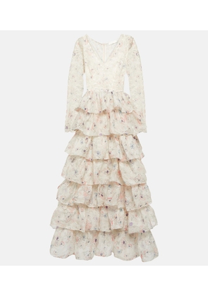 Zimmermann Halliday ruffled tiered cotton gown