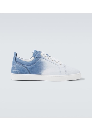 Christian Louboutin Fun Louis Junior denim sneakers
