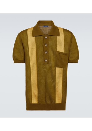 Frescobol Carioca Clemente pointelle cotton polo shirt
