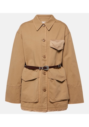 Dorothee Schumacher Perfect Match belted cotton jacket