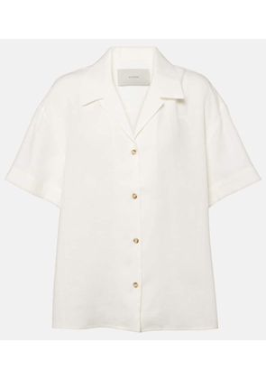 Asceno Prague linen bowling shirt
