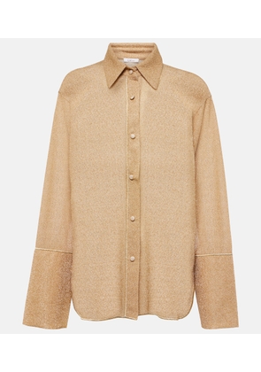 Oseree Lumiere lame shirt