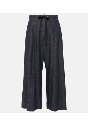 Brunello Cucinelli Cropped mid-rise flared jeans