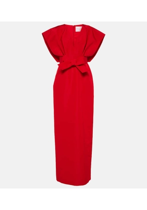 Carolina Herrera Bow-detail silk faille gown