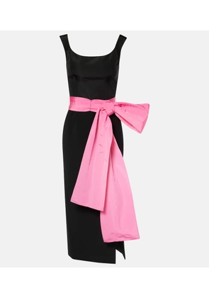 Carolina Herrera Sash midi dress