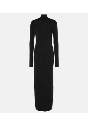 Galvan Iris turtleneck jersey maxi dress