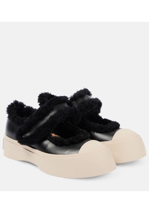 Marni Pablo shearling-lined leather sneakers