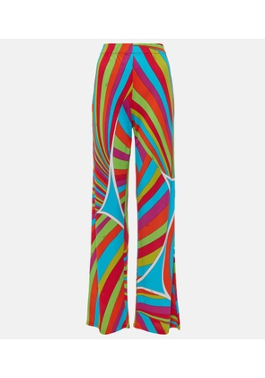 Pucci Iride printed straight pants