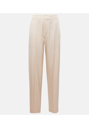 Brunello Cucinelli High-rise tapered pants