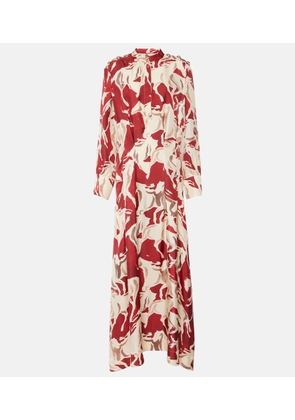 Altuzarra Felicia printed silk maxi dress