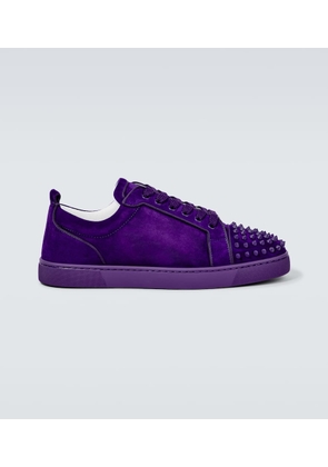 Christian Louboutin Louis Junior Spikes suede sneakers
