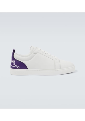 Christian Louboutin Fun Louis Junior leather sneakers