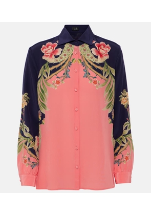 Etro Printed silk shirt