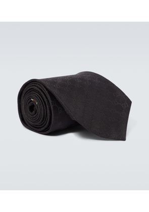 Gucci GG silk twill tie