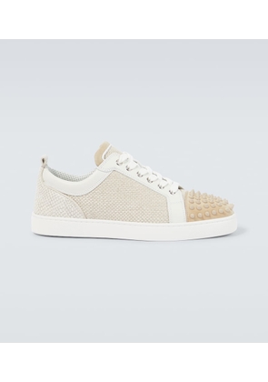 Christian Louboutin Louis Junior Spikes canvas sneakers