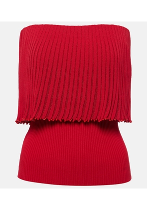 Altuzarra Pascale ribbed-knit jersey top
