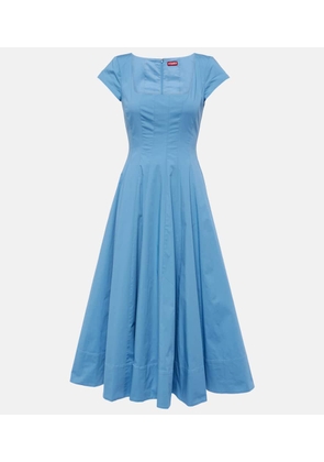 Staud Wells cotton midi dress