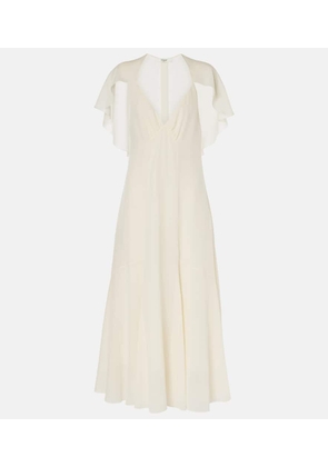 Chloe Silk chiffon midi dress