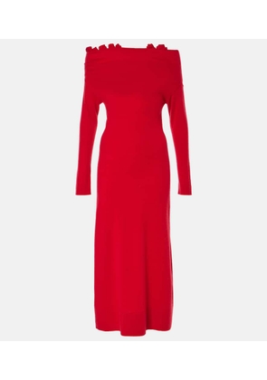 Altuzarra Lunaire off-shoulder cashmere gown
