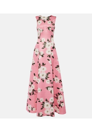 Emilia Wickstead Nodin floral taffeta gown