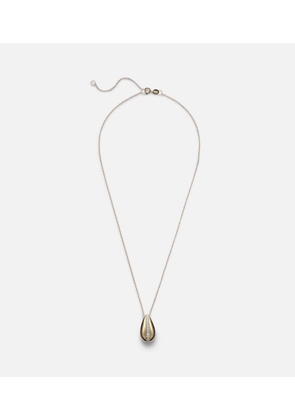 Stone and Strand Pistachio 14kt gold necklace with diamonds