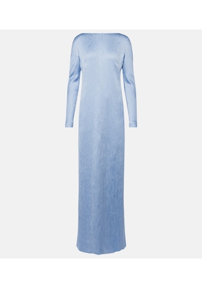 Emilia Wickstead Uriela plisseÌ satin gown