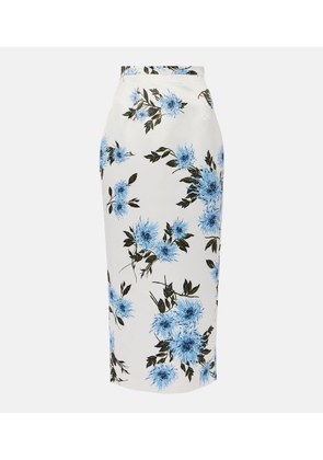 Emilia Wickstead Lorelei floral midi skirt