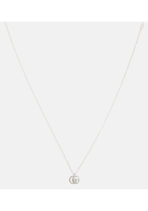 Gucci GG Marmont sterling silver pendant necklace
