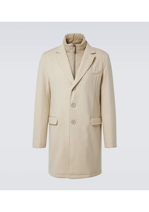 Herno Layered wool coat