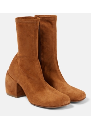 Dries Van Noten 65 suede ankle boots