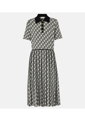 Tory Burch Nalfred jacquard polo dress