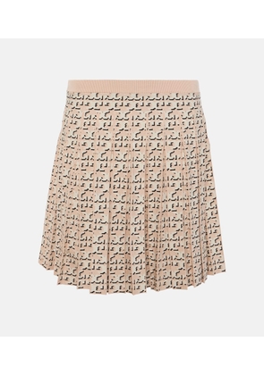 Tory Burch Monogram pleated miniskirt