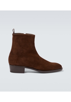 John Lobb Freddi suede ankle boots