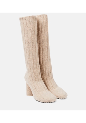 Bottega Veneta Atomic knitted knee-high sock boots
