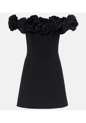 Rebecca Vallance Odetta floral-applique minidress