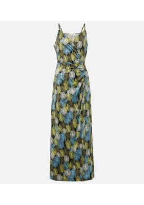 Diane von Furstenberg Saavya printed jersey maxi dress
