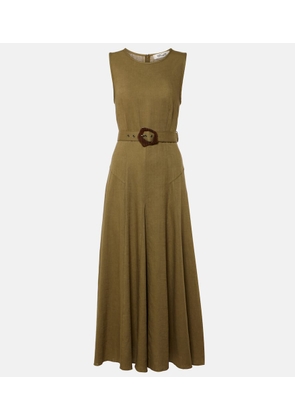 Diane von Furstenberg Elliot belted maxi dress