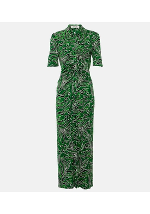 Diane von Furstenberg Printed jersey midi dress