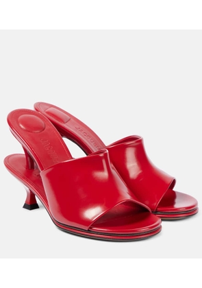 Jacquemus Les Doubles Mules leather mules