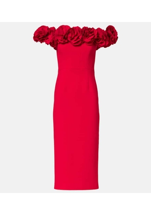 Rebecca Vallance Odetta floral-applique bustier dress